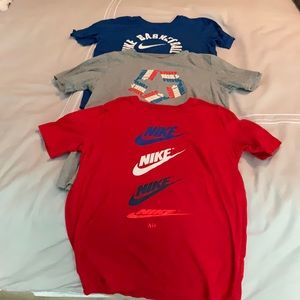 3 Boys Nike short sleeve t shirts - all in excellent condition!